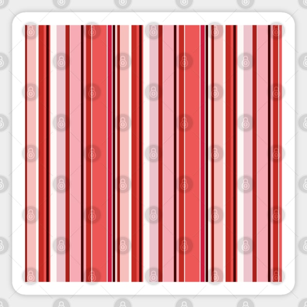 Vertical lines in red color harmony Sticker by SamridhiVerma18